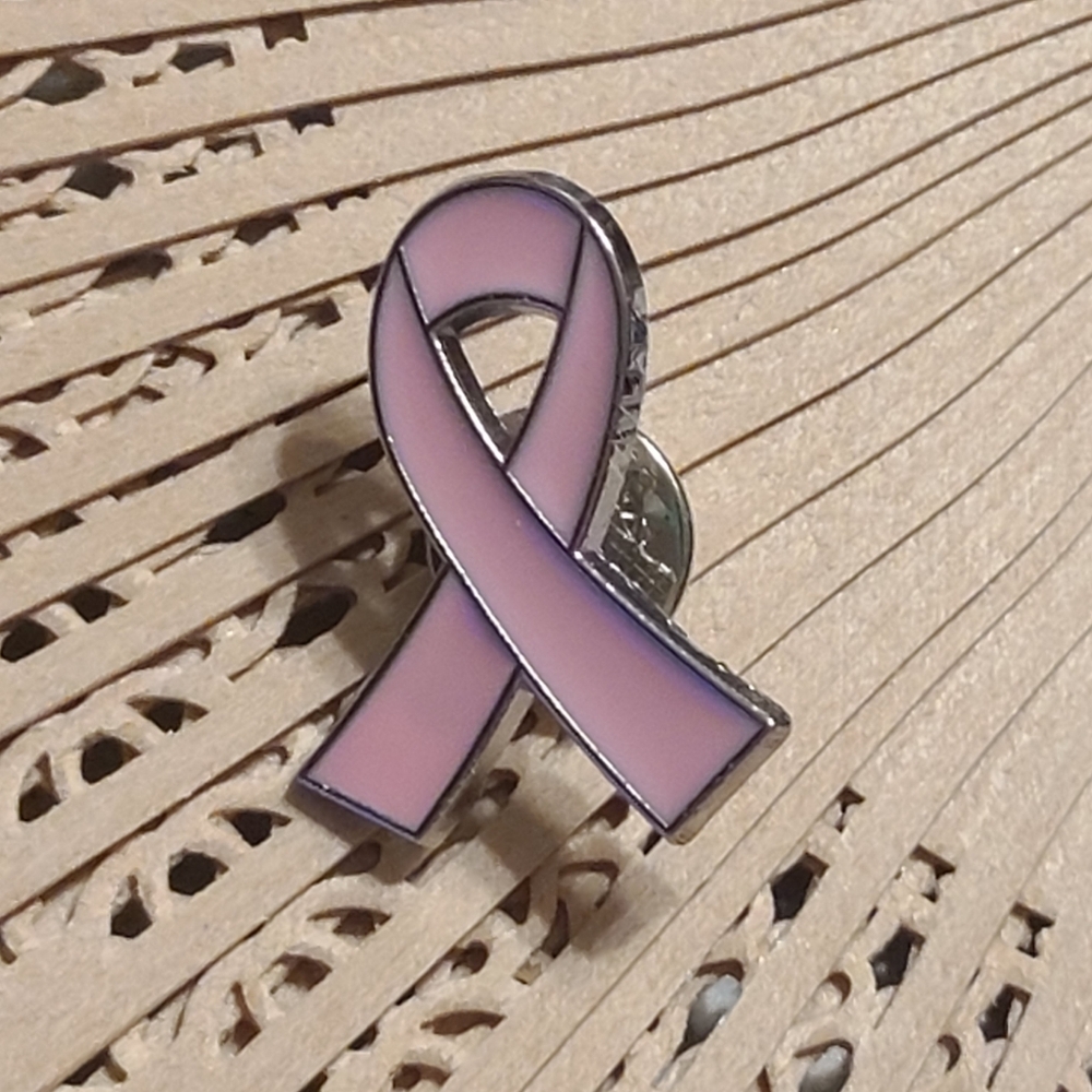Pink Awareness Ribbon Pin
